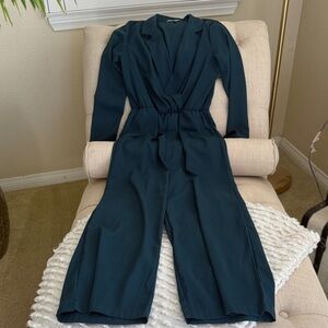 Good Luck Gem Deep Teal Jumpsuit